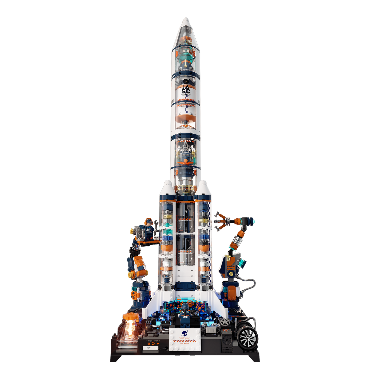 JAKI JK8515 Breaking-Dawn Honor Rocket Building Blocks Set (Premium Edition) 68cm