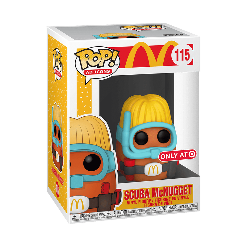 funko pop ad icons Scuba McNugget 115 | McDonald's McNugget Buddy Funko Pop