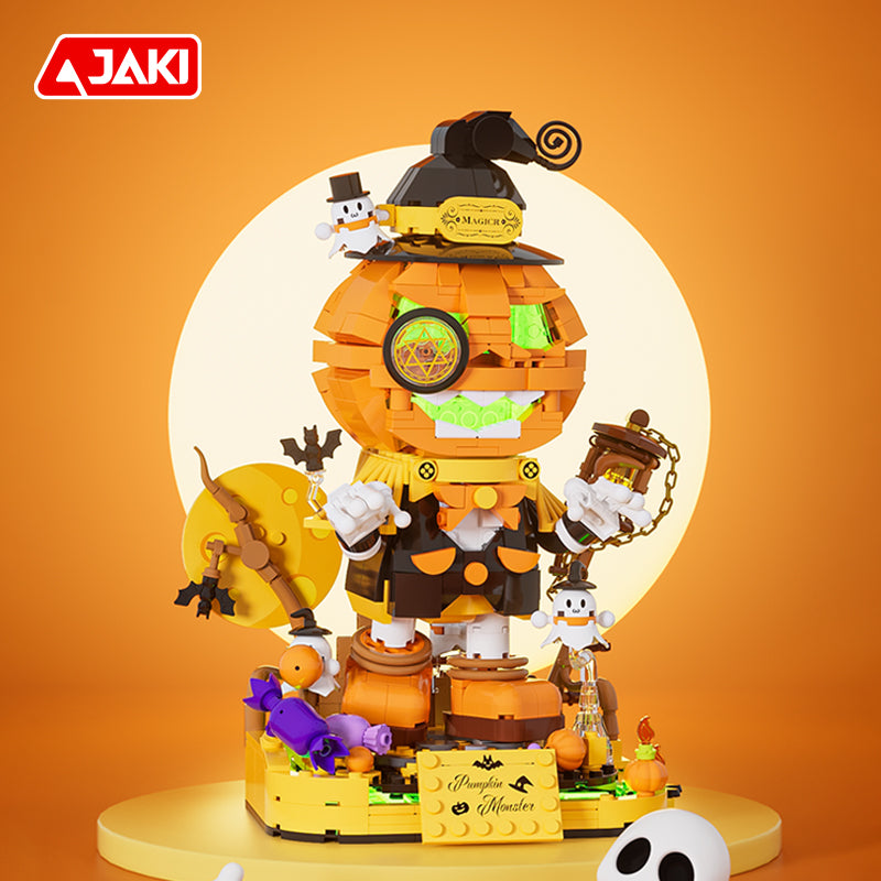 JAKI Pumpkin Monster Building Blocks Set – Halloween Display Model | Qatar