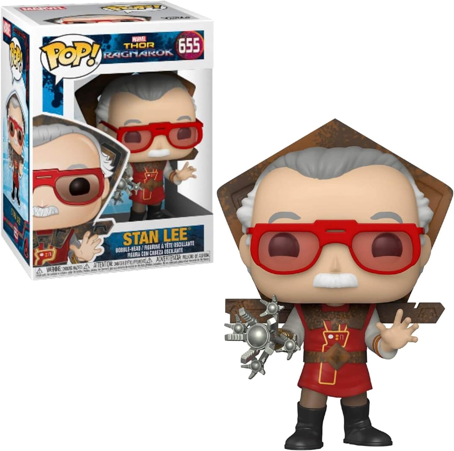funko pop ad icons Stan Lee 655 | Marvel Thor Ragnarok Stan Lee Funko Pop