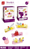 DIY Hair Clips Building Kit (30 PCS) – Beautiful Ornaments, 4 Hairpins, Kids 6+
