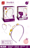 DIY Small Particle Building Block Girl Headband Accessories – Starry Sky & halloween Series