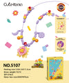 DIY Small Particle Block Girl's Easy Edition Necklace Jewelry - Wind Chime Flower