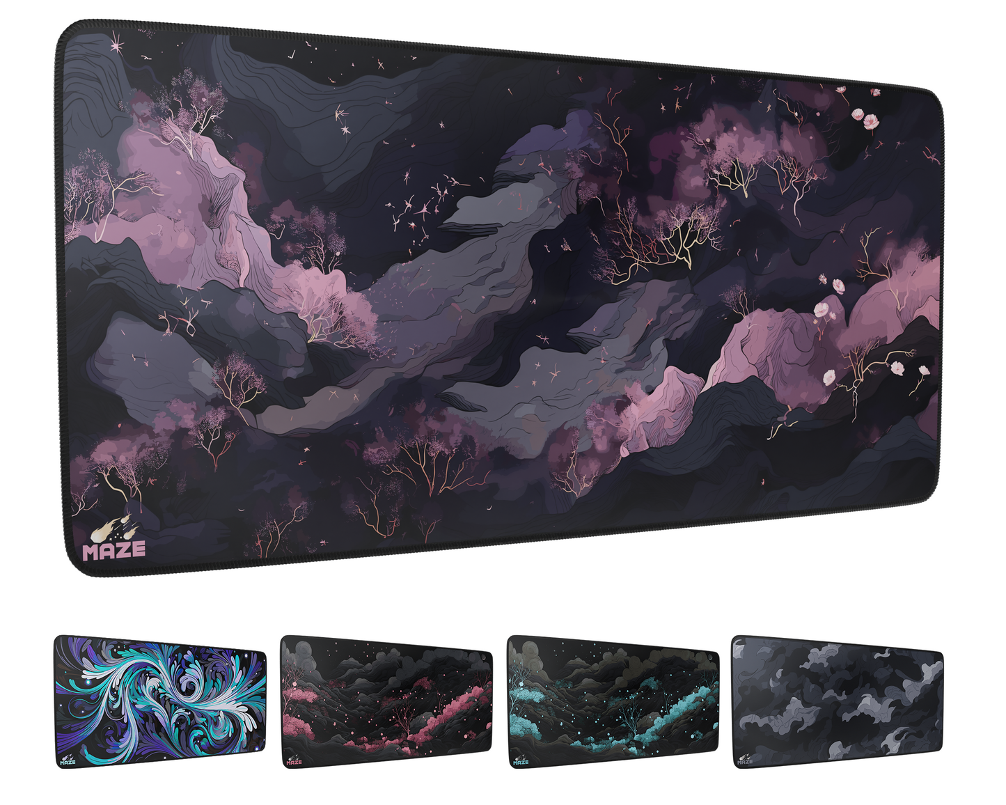 MAZE Verdant PR Extended Gaming Desk Mat