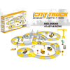 City Truck Create a Road Construction Track Set with Bridge & Tunnel