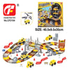 Construction Trucks Flexible Track Set 144pcs with Bridge & LED Cars (3+)