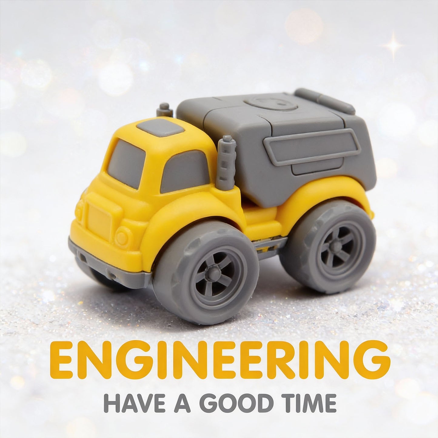 Kids building and engineering toy trucks playset