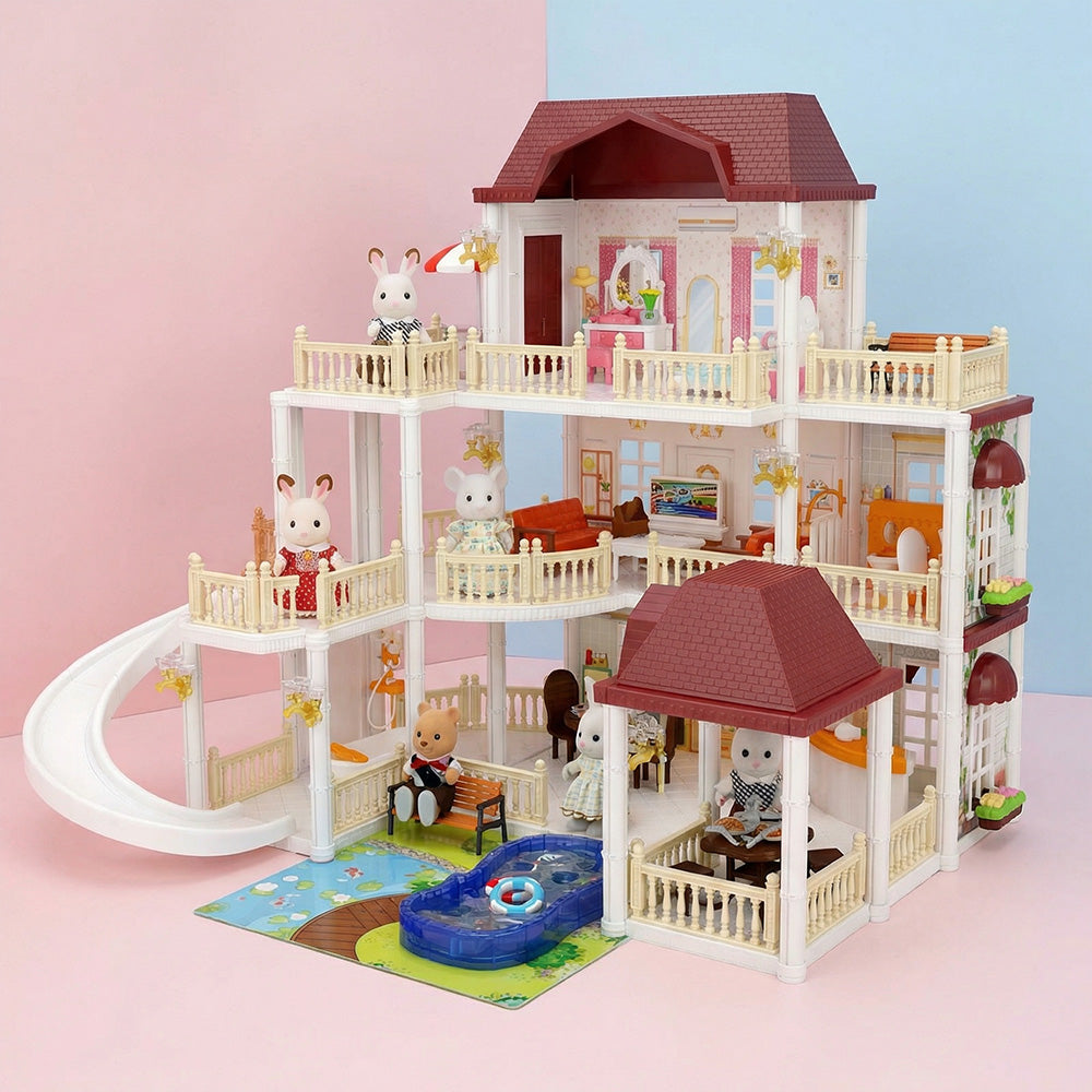 Large dollhouse toy for imaginative role play