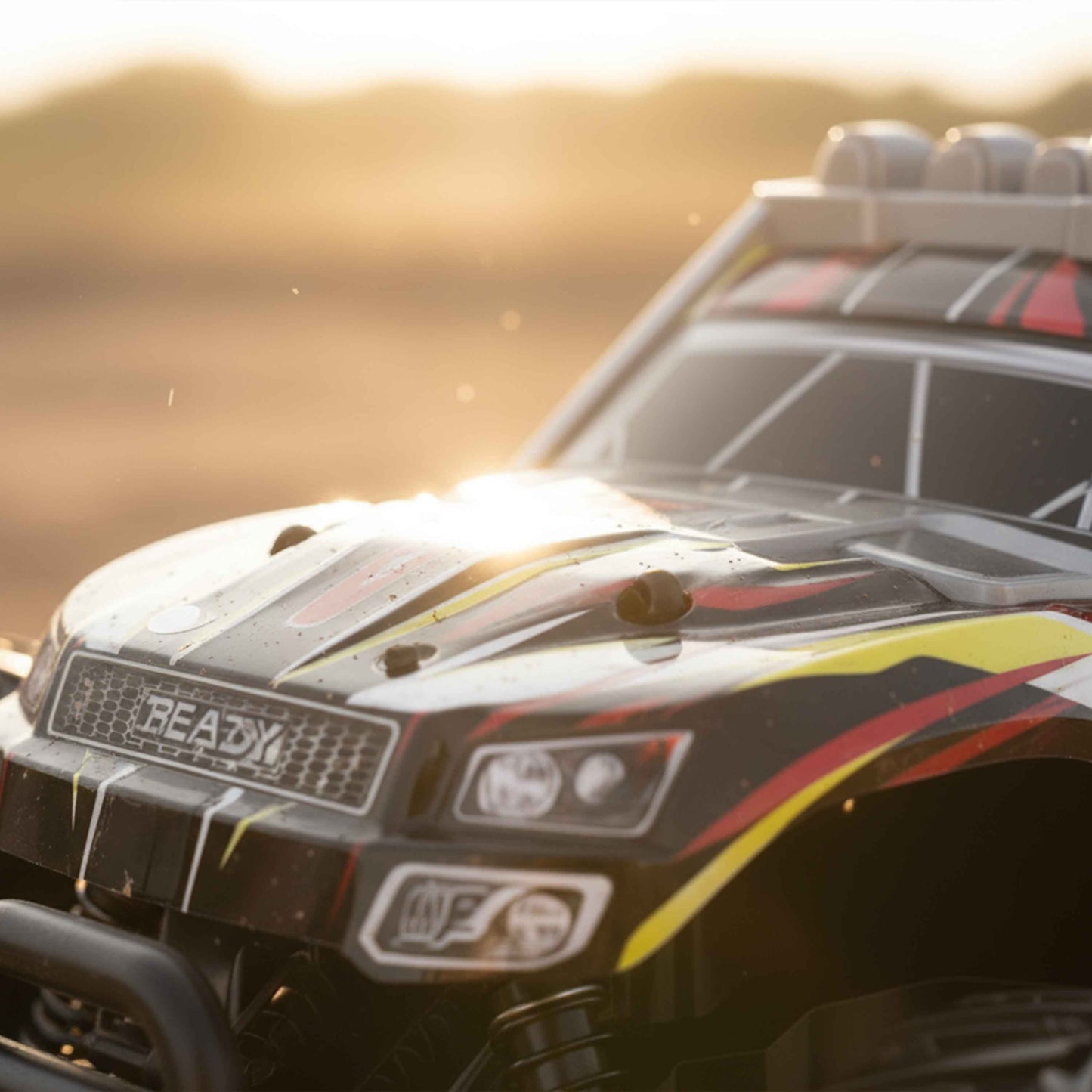READY 1:16 RC Monster Truck (Red/Black) 2.4GHz 30+ km/h USB Rechargeable – Kids 6+