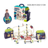 Track City portable train track playset 146 pieces city railway toy for kids