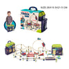 Track City portable train track playset 147 pieces kids toy