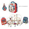 Track City portable train track playset 173 pieces kids toy