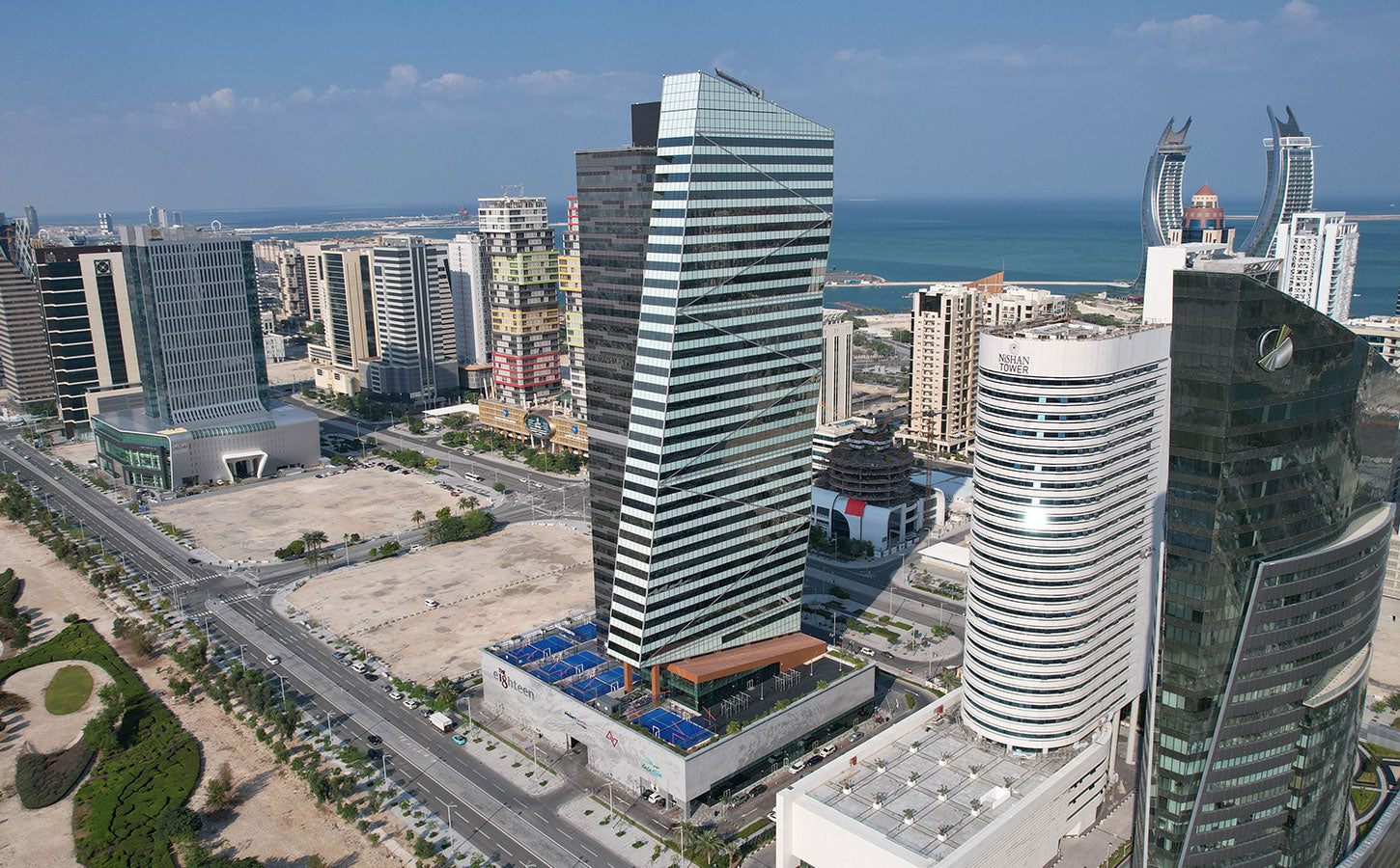 Visit Us at The Eighteen Tower, Lusail City, Qatar.