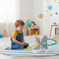 Space Orbit Track Game – Rabbit Climbing & Rolling Track Toy (Small, 3 Rabbits)