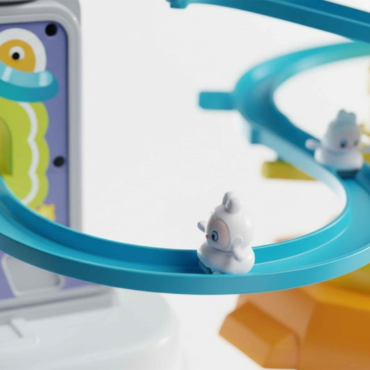 Space Orbit Track Game – Rabbit Climbing & Rolling Track Toy
