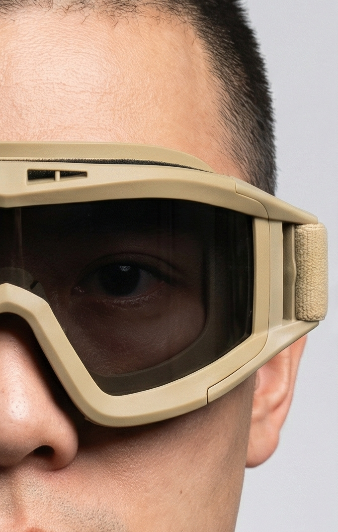 Tactical Airsoft Goggles with Interchangeable Lenses – Protective Shooting Glasses