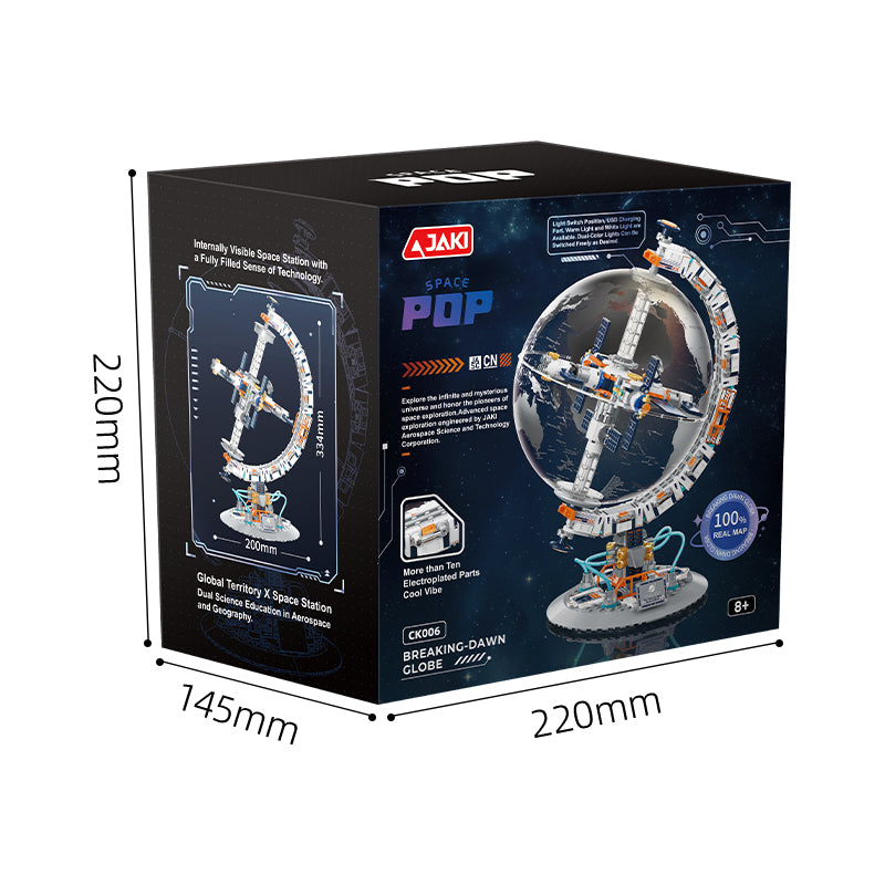 JAKI Space POP Breaking-Dawn Globe Building Blocks
