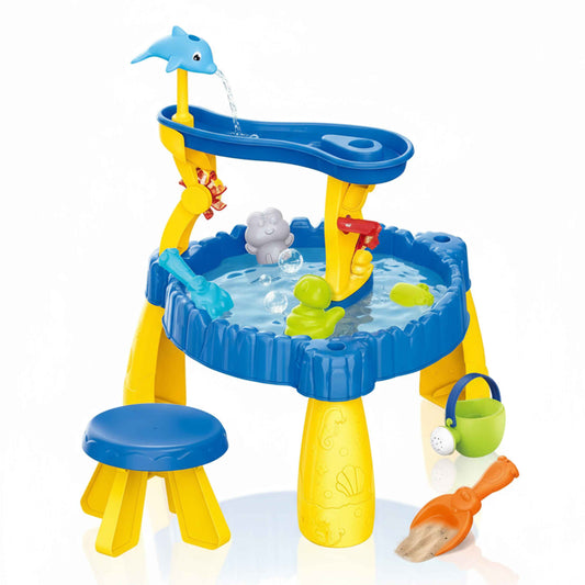 2 in 1 Sand and Water Table Set – Kids Outdoor & Indoor Playset