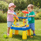 2 in 1 Sand and Water Table Set – Kids Outdoor & Indoor Playset