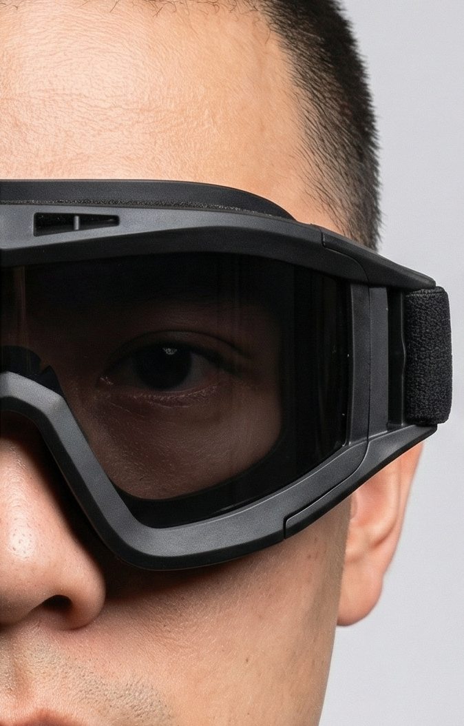 Tactical Airsoft Goggles with Interchangeable Lenses – Protective Shooting Glasses