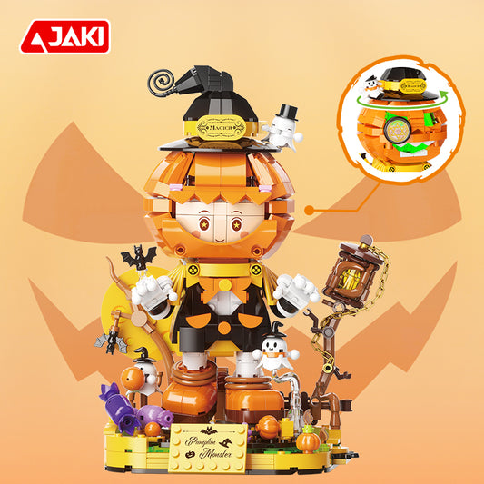 JAKI Pumpkin Monster Building Blocks Set – Halloween Display Model | Qatar