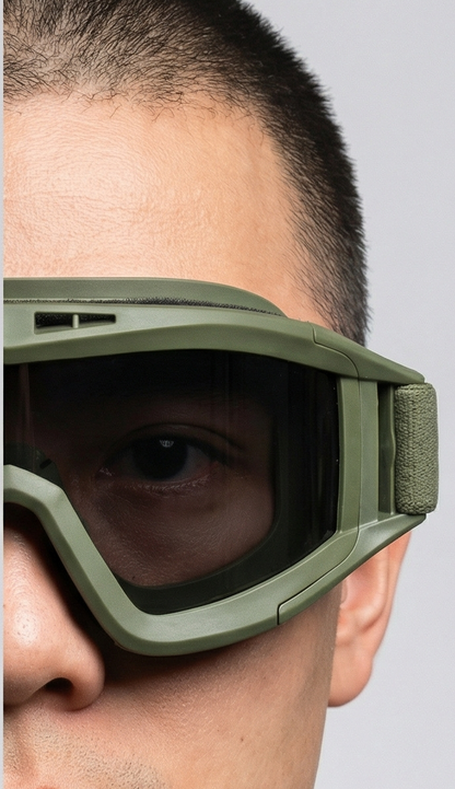 Tactical Airsoft Goggles with Interchangeable Lenses – Protective Shooting Glasses