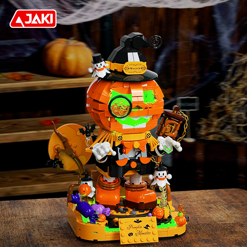 JAKI Pumpkin Monster Building Blocks Set – Halloween Display Model | Qatar
