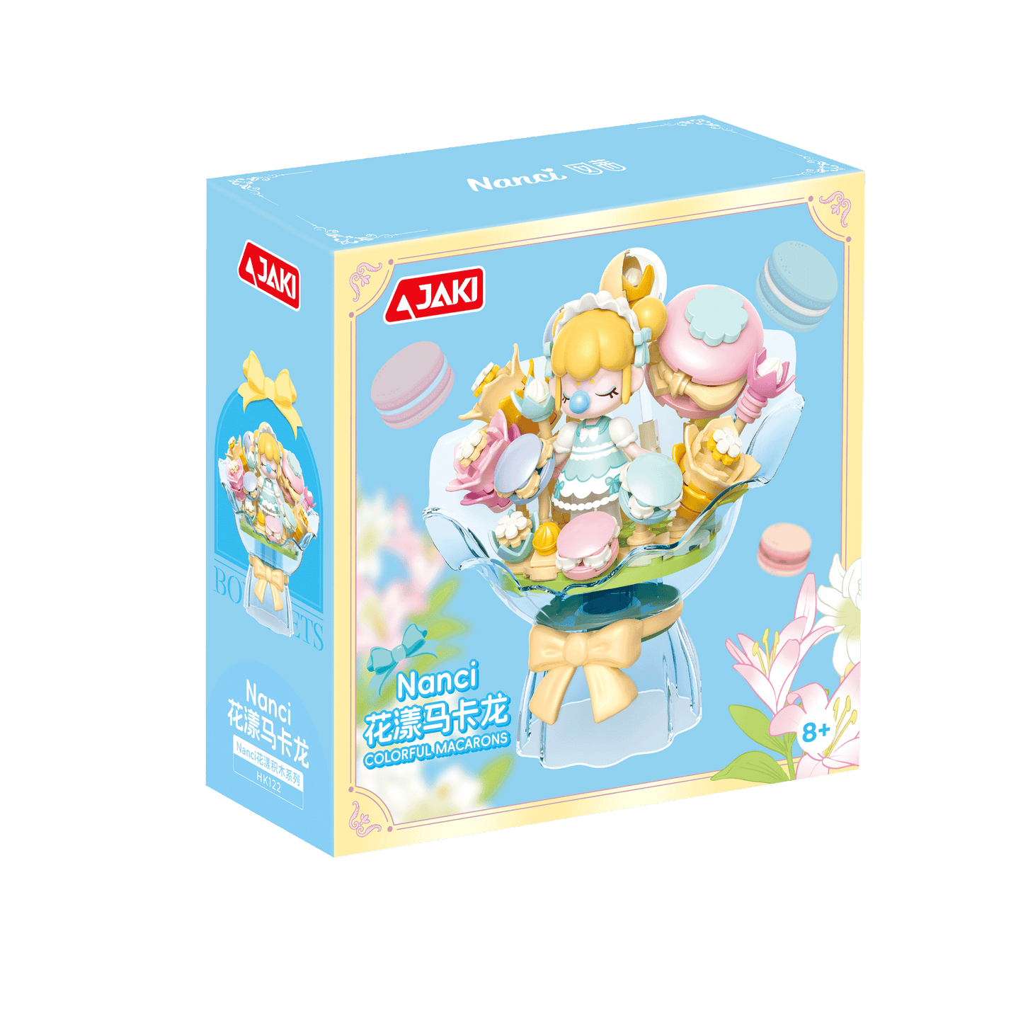 JAKI Nanci Macaron Bouquet Building Blocks Display