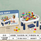 Block table 6 in 1 building blocks and drawing activity table set 49pcs for kids 3+