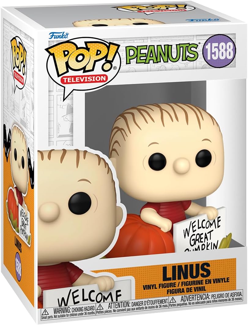 funko pop ad icons Linus 1588 | Peanuts Linus Funko Pop