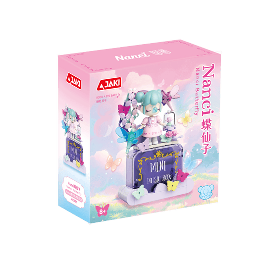 JAKI Nanci Butterfly Fairy Mini Music Box Building Blocks