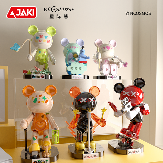 JAKI NCOSMOS Magical Cosmos Bear Blind Box Building Blocks