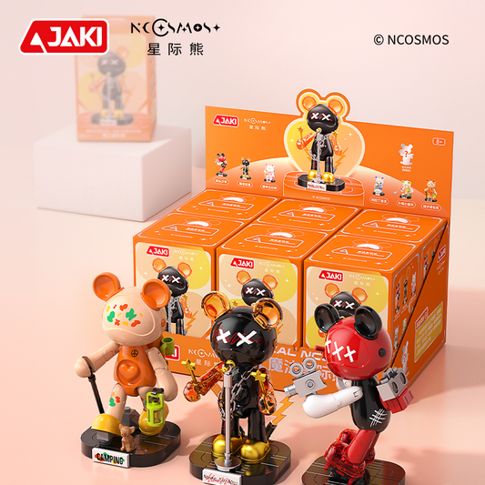 JAKI NCOSMOS Magical Cosmos Bear Blind Box Building Blocks