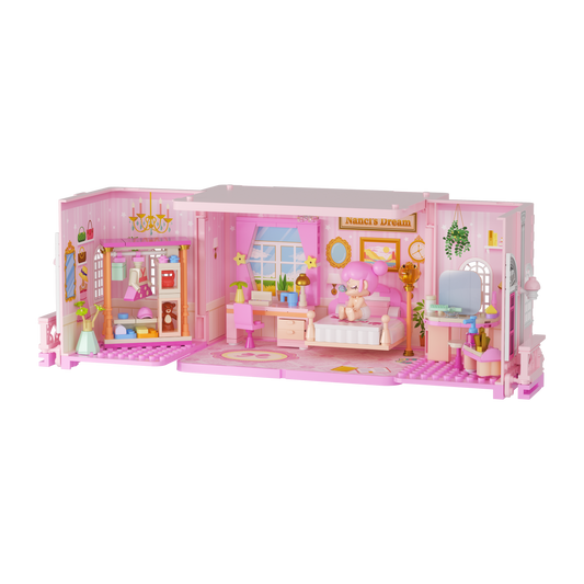 JAKI Nanci Princess Bedroom Mini Room Building Blocks