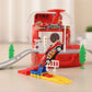 Fire Station Carry Case Playset with Cars & Helicopter (Catapult Launcher)