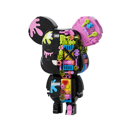 JAKI Magnet Bear Building Blocks (Black) 14+