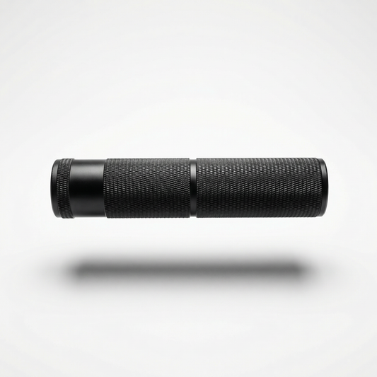 Aluminum barrel extension tube matte black
• CNC machined metal barrel accessory
• Lightweight aluminum cylindrical attachment
• Precision aluminum barrel tube
