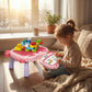 Artist 3-in-1 kids drawing board and blocks table set 50pcs