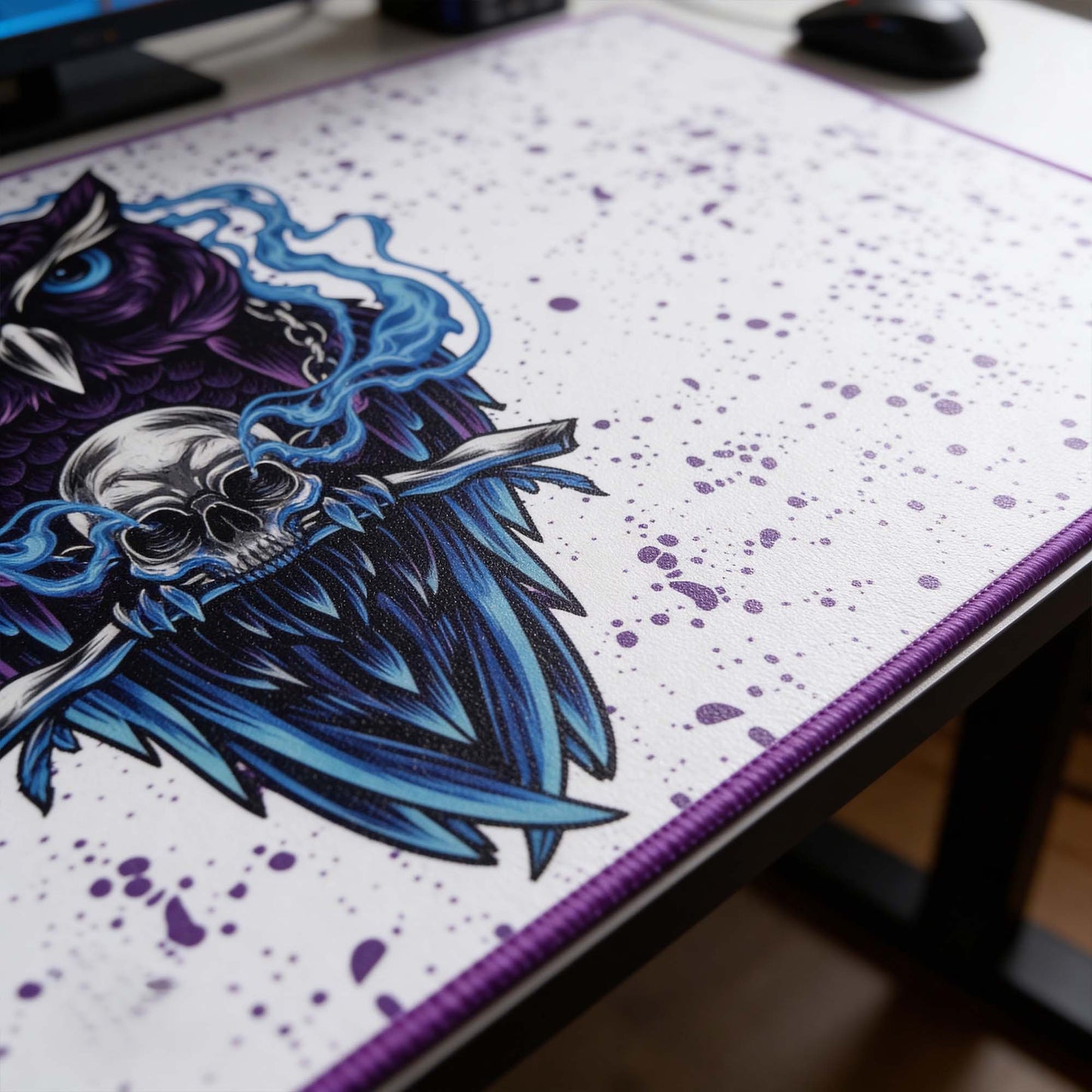 MAZE Ultraglide 2 – OWL W Arctic Owl 2XL Extended Gamers Desk Mat | Qatar