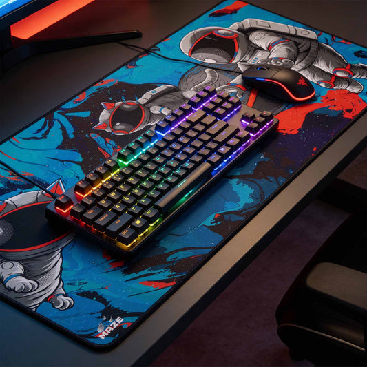 MAZE Astro Red Core Gaming Desk Mat Doha