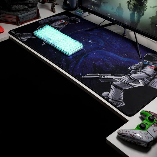 MAZE Blue Gaming Desk Mat Doha