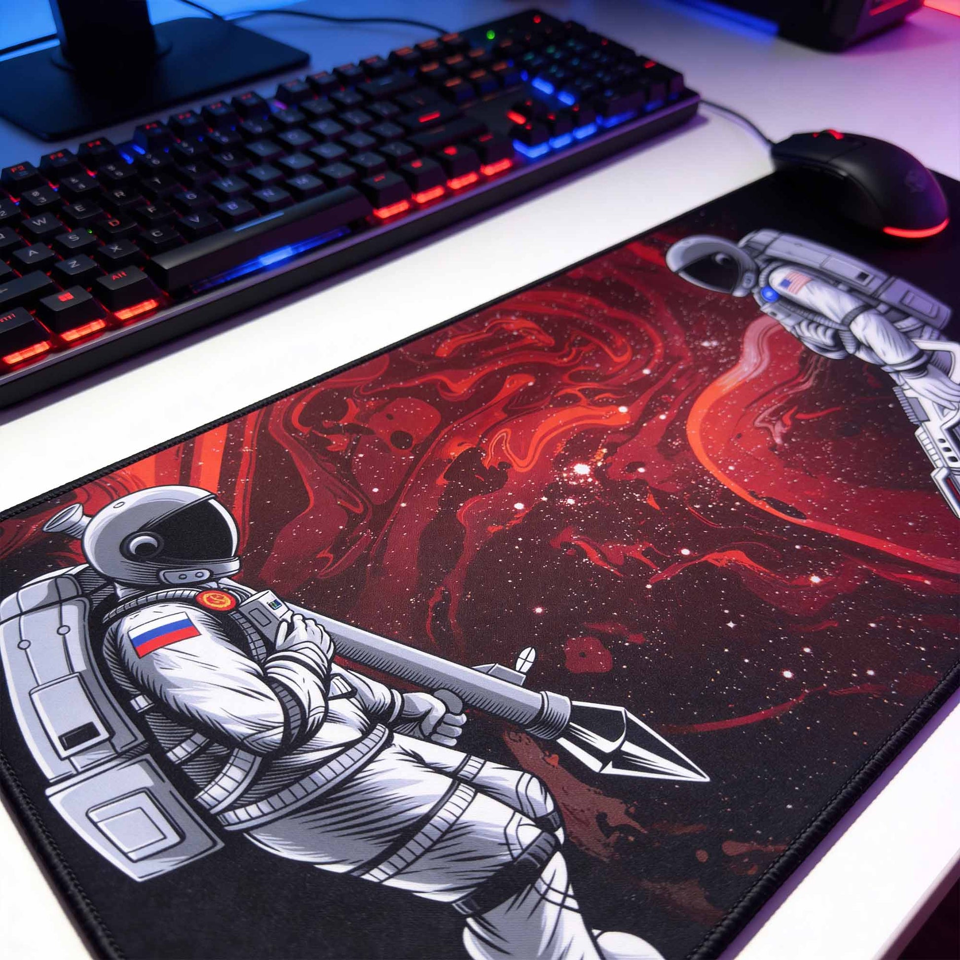 MAZE Red Stealth Gaming Mouse Pad Qatar
