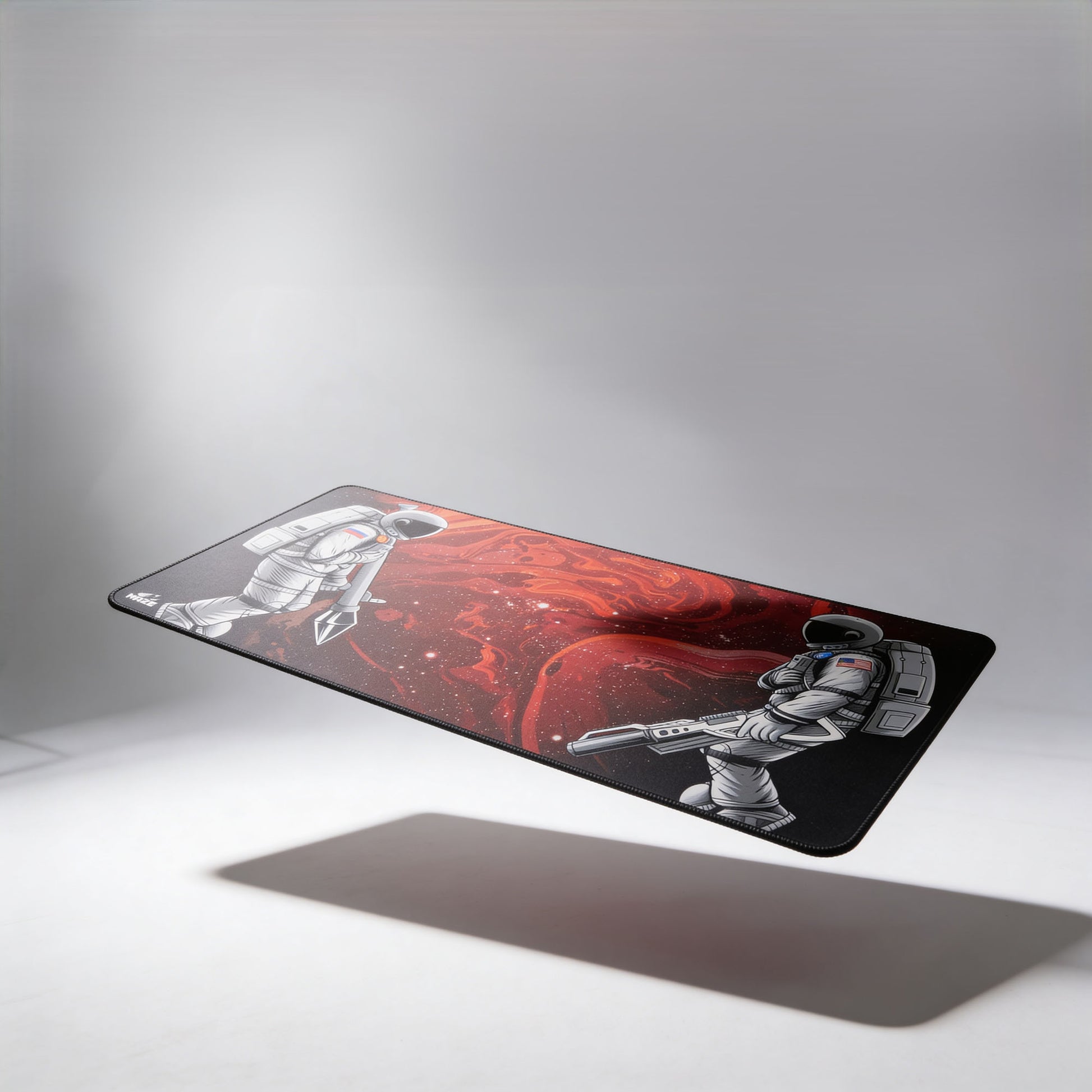 MAZE Ultraglide 2 Astro WAR-R Red Stealth 2XL Extended Gamers Desk Mat Qatar