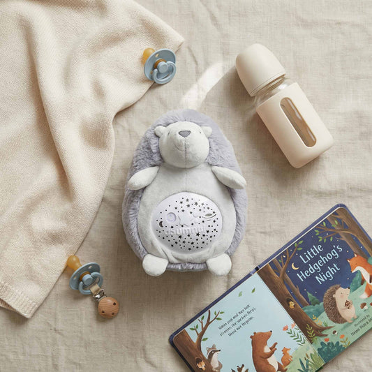 baby calm doll plush with star light projection and music