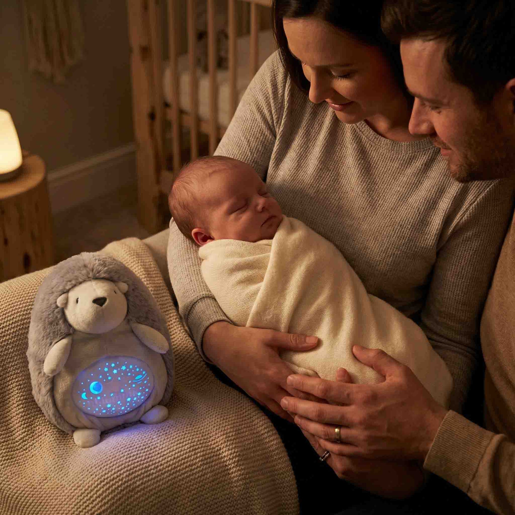 newborn comfort toy night lamp with soothing sounds