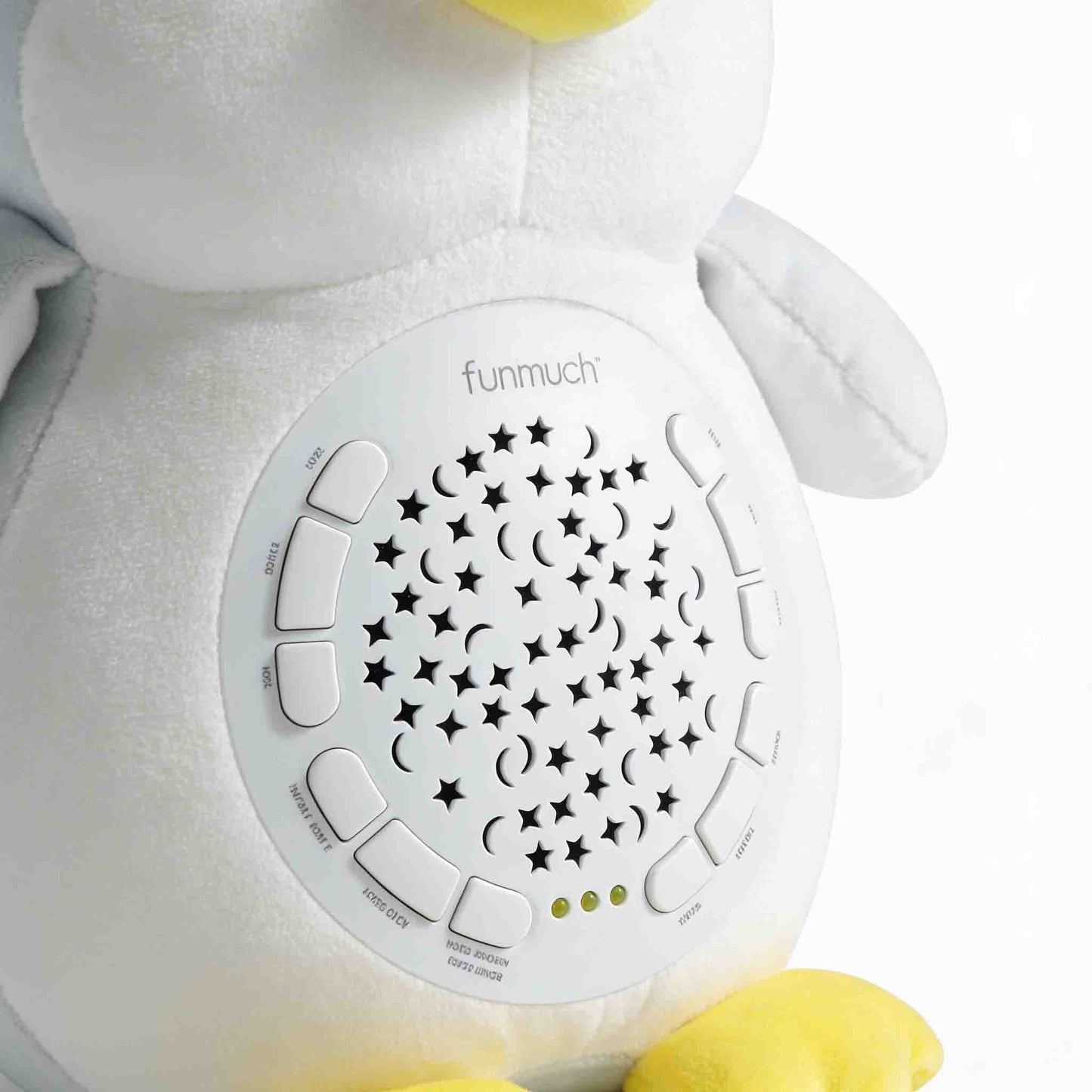 soft baby comfort penguin toy with music and calming light effects