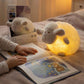 soft baby comfort sheep toy with warm glowing light