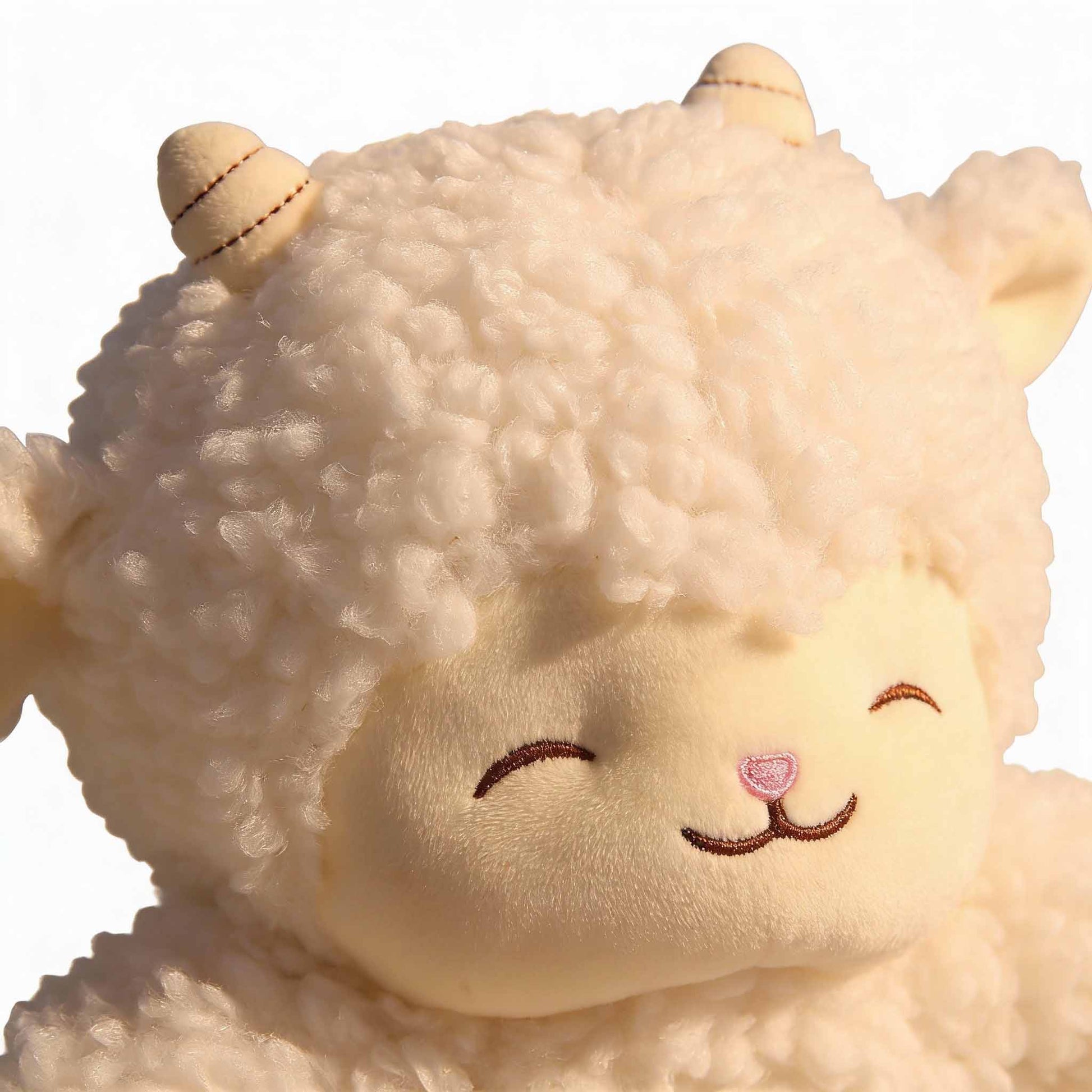 plush sheep baby calm doll night light projector sleep soother