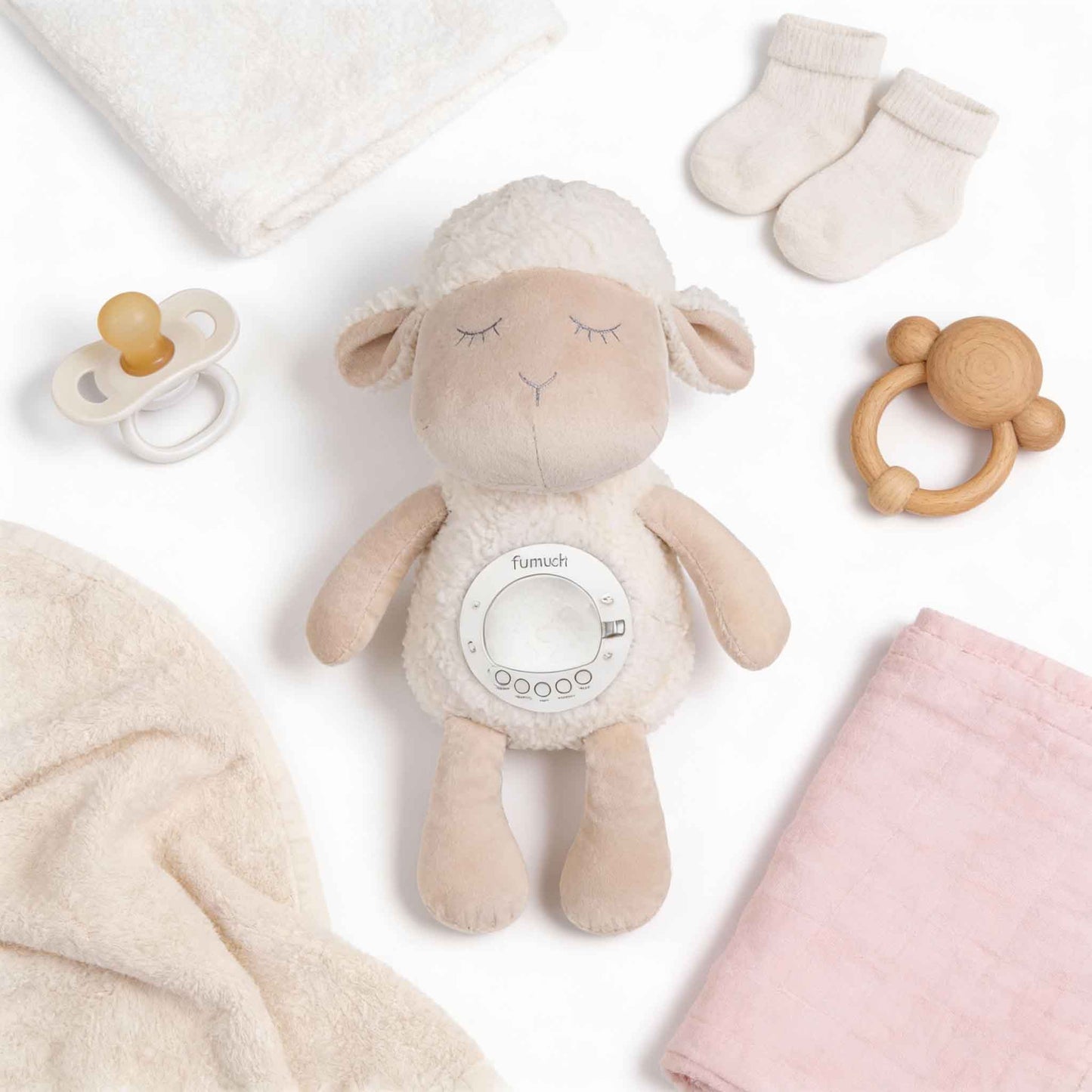 infant calm doll lamb plush to help sleep and reduce crying at night