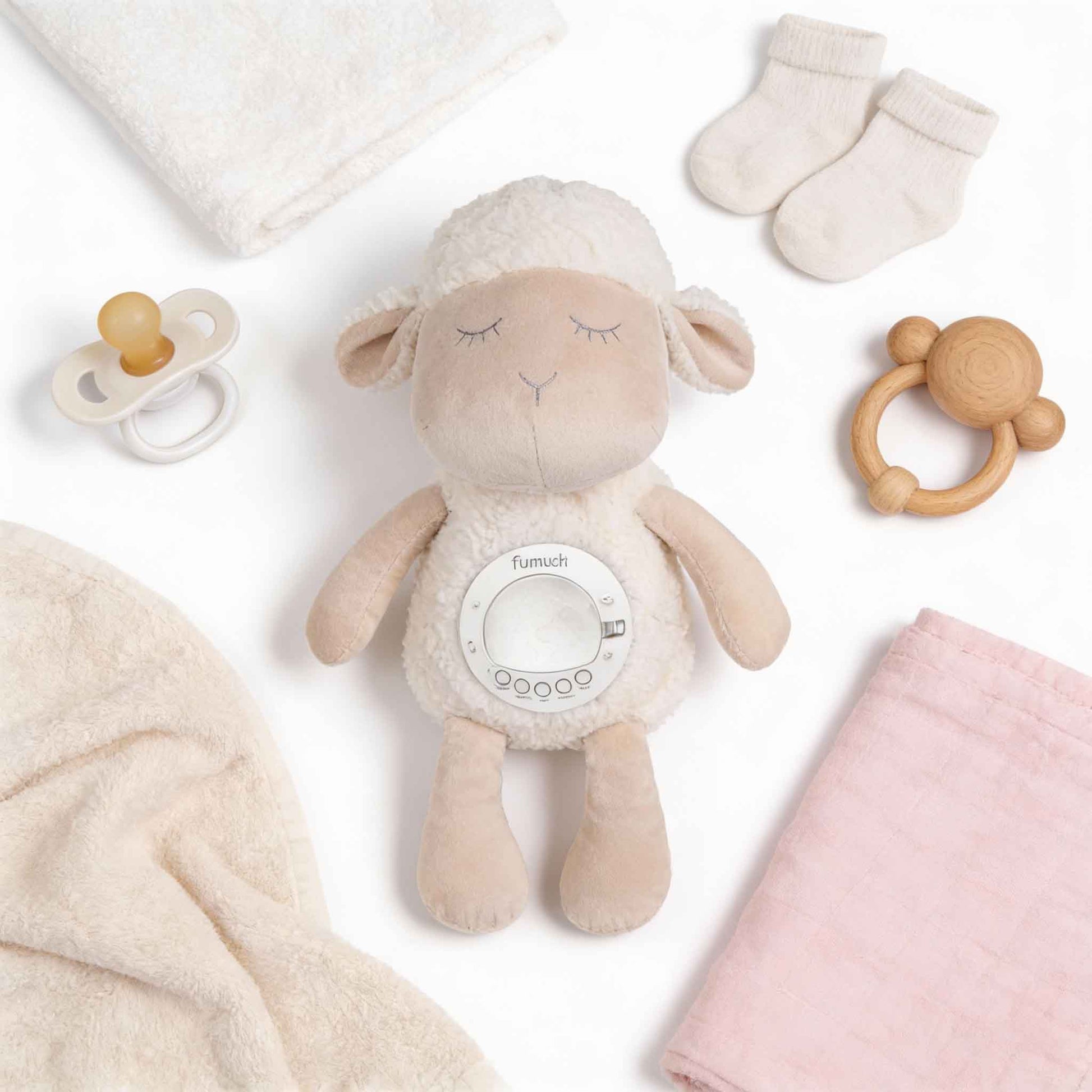 infant calm doll lamb plush to help sleep and reduce crying at night
